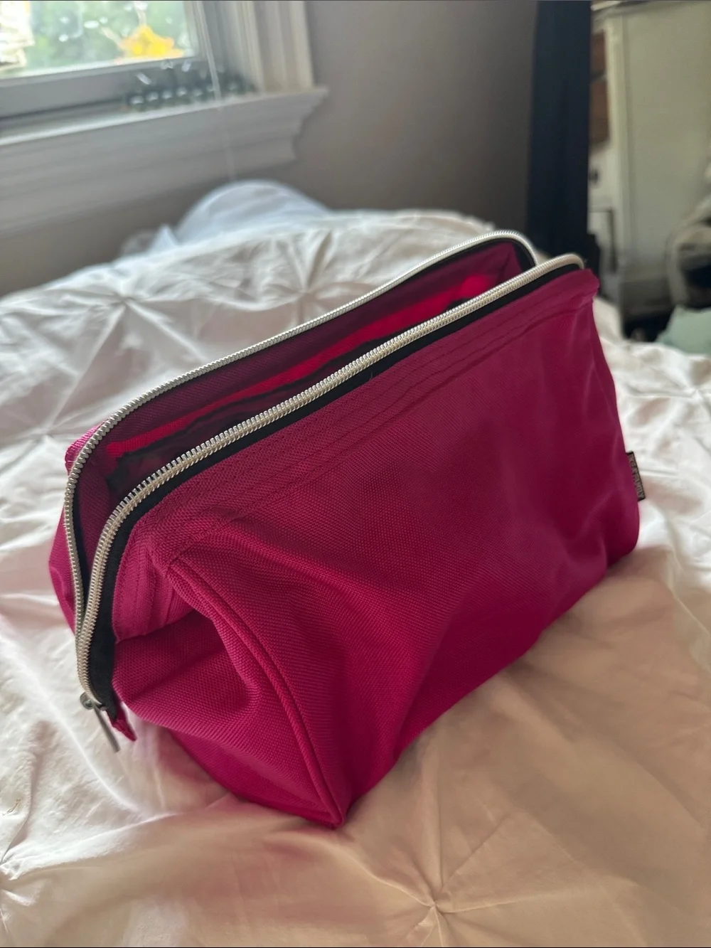 IKEA Magenta Travel Cosmetic Pouch - Women Bags